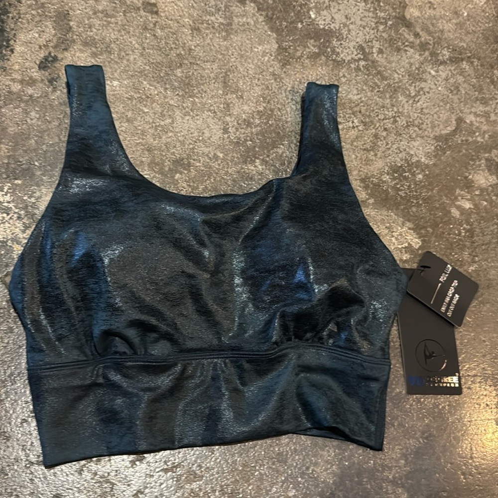 NWT 90Degree Deep Teal Sports Bra Size small